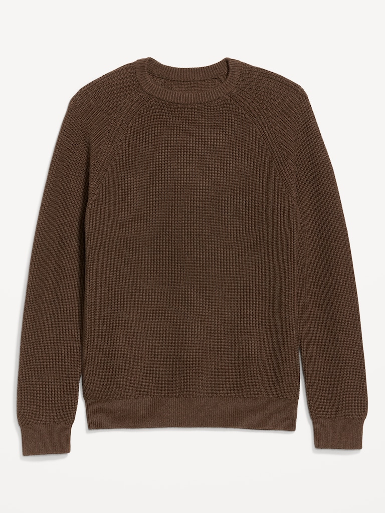 Chandail ras du cou à mailles perlées