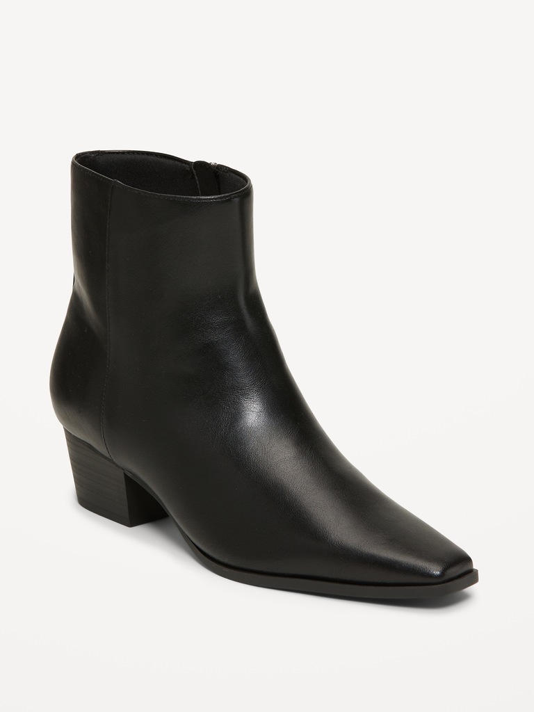 Low-Heel Booties for Women