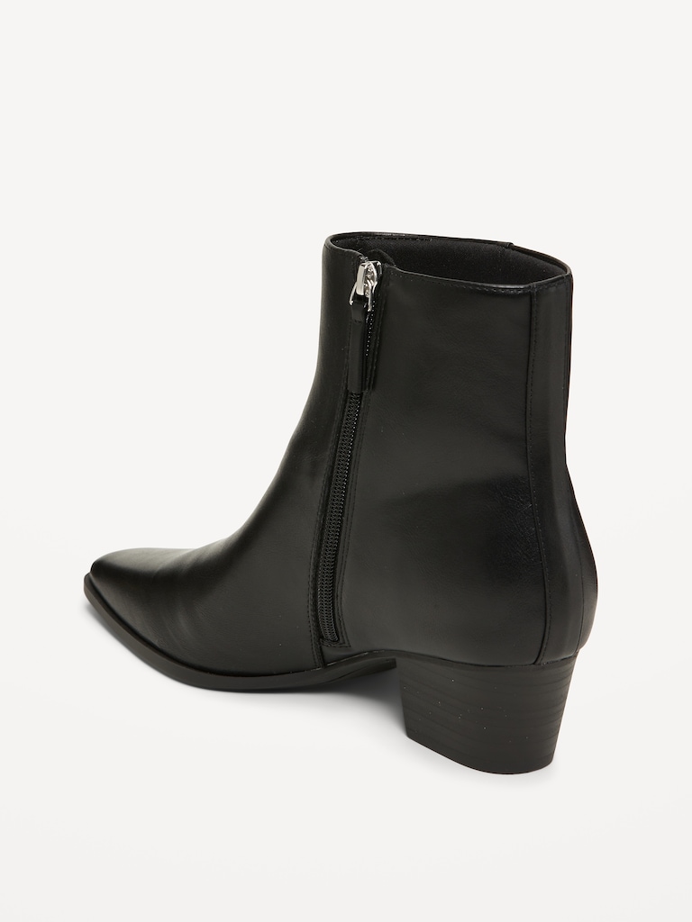 Low-Heel Booties for Women