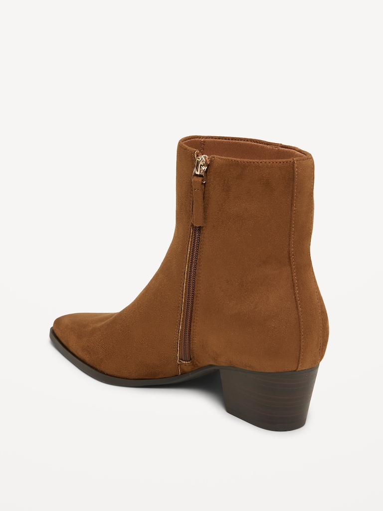 Low-Heel Booties for Women