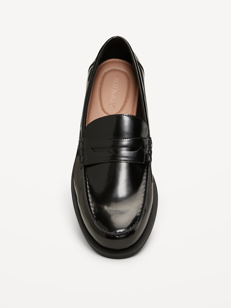Faux-Leather Loafers for Men
