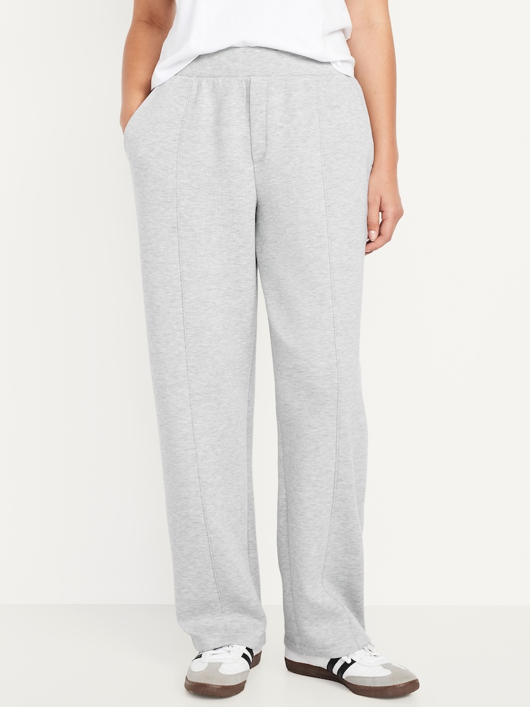 High-Waisted Bounce Fleece Trouser Sweatpants