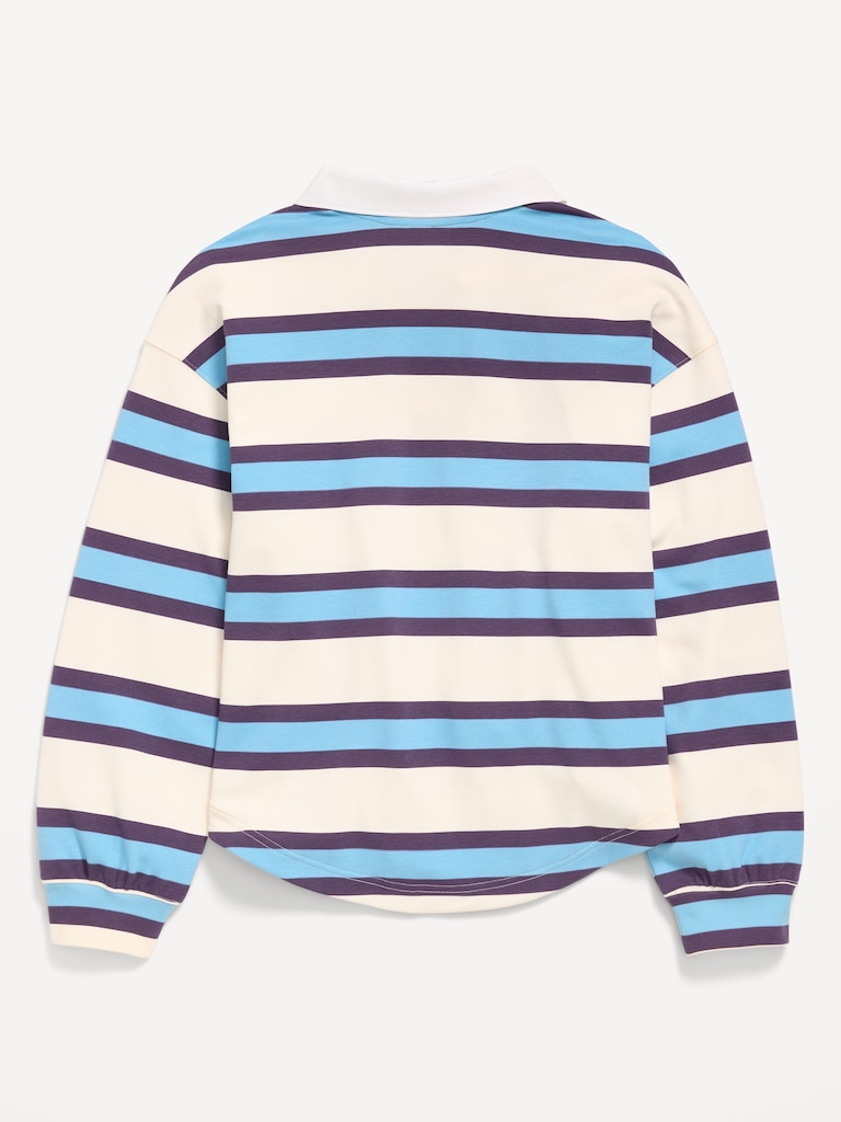 Oversized Rugby Polo Shirt for Girls