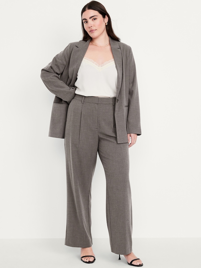 Extra High-Waisted Taylor Wide-Leg Trouser Pants