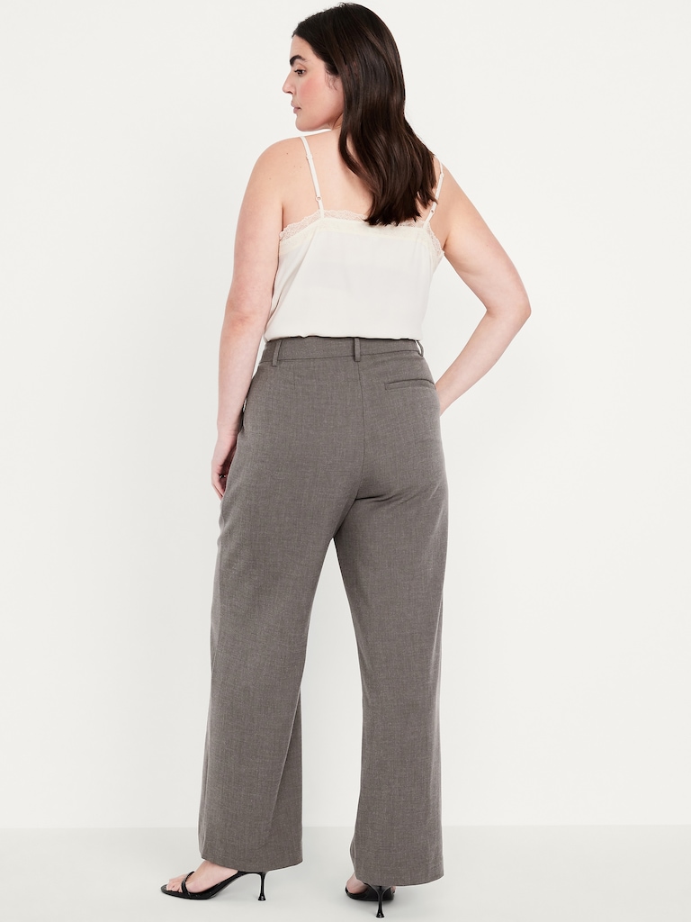Extra High-Waisted Taylor Wide-Leg Trouser Pants