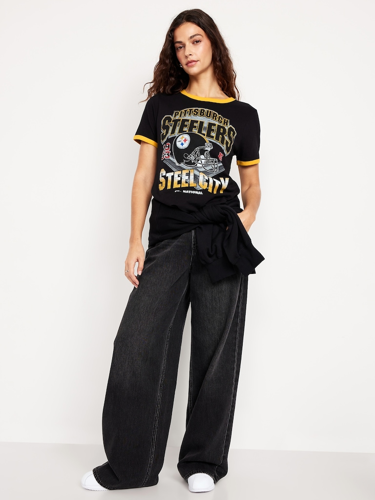 Pittsburgh Steelers EveryWear Crew-Neck Ringer T-Shirt