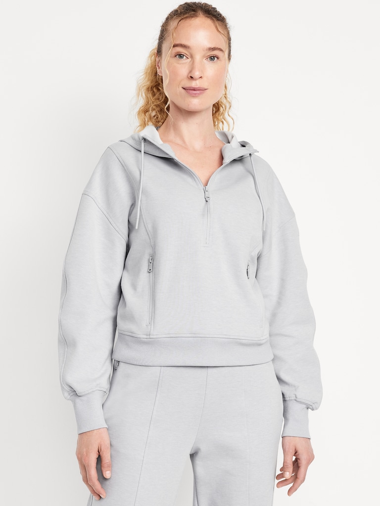 Dynamic Fleece Half-Zip Hoodie Sweatshirt