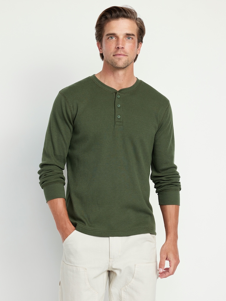 Waffle Henley T-Shirt