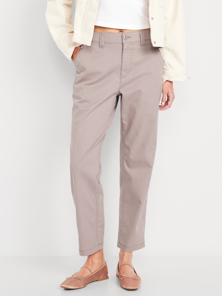 High-Waisted OGC Chino Tapered Straight Pants