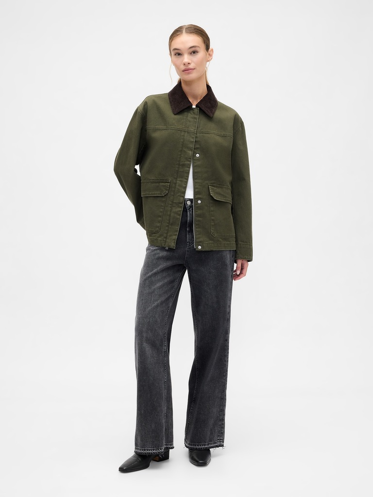 Relaxed Canvas Barn Jacket