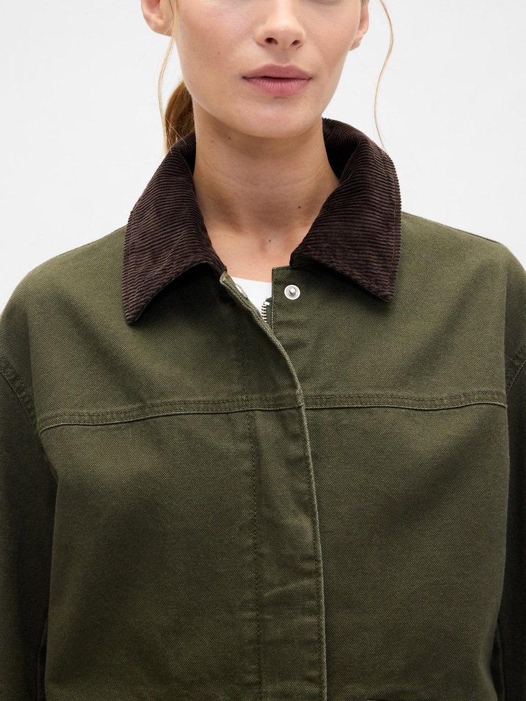 Relaxed Canvas Barn Jacket