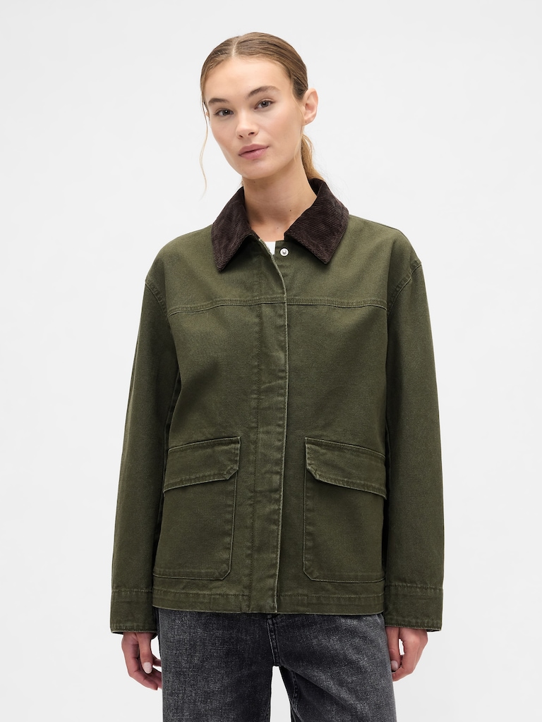 Relaxed Canvas Barn Jacket