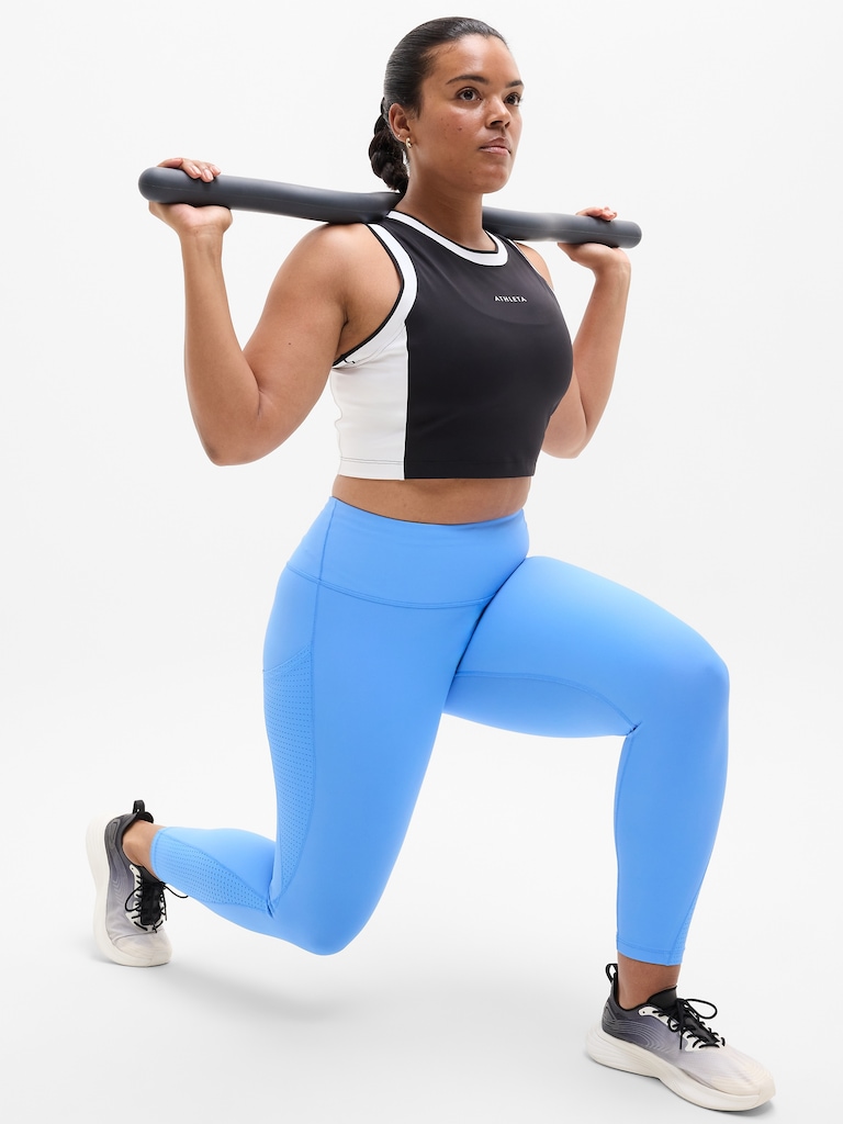 Interval Stash High Rise Perforated 7/8 Legging