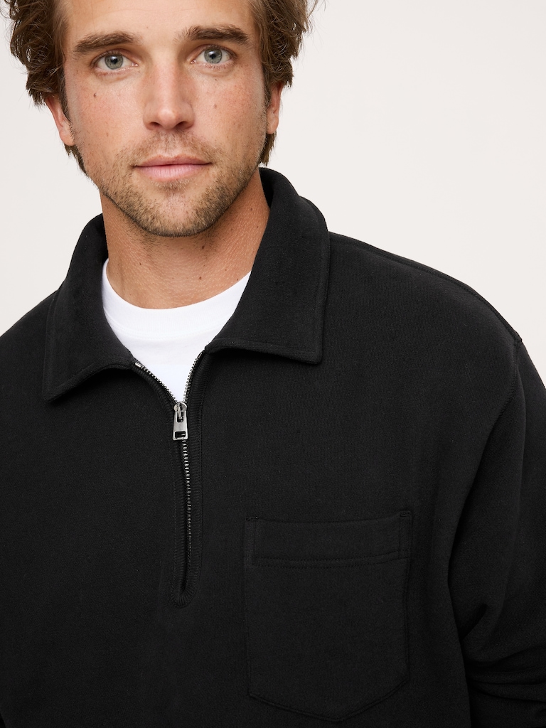 Fleece Zip Sweatshirt