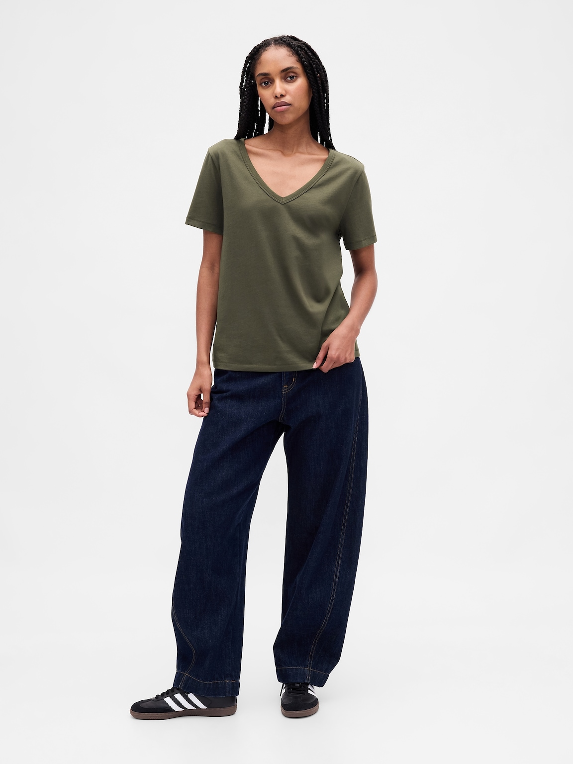 Organic Cotton VintageSoft V-Neck T-Shirt