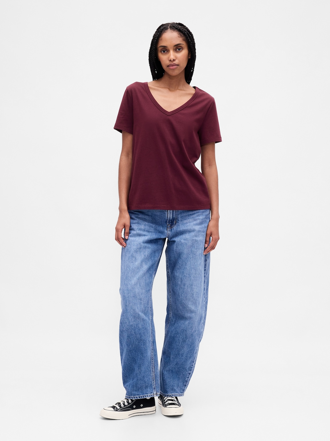 Organic Cotton VintageSoft V-Neck T-Shirt