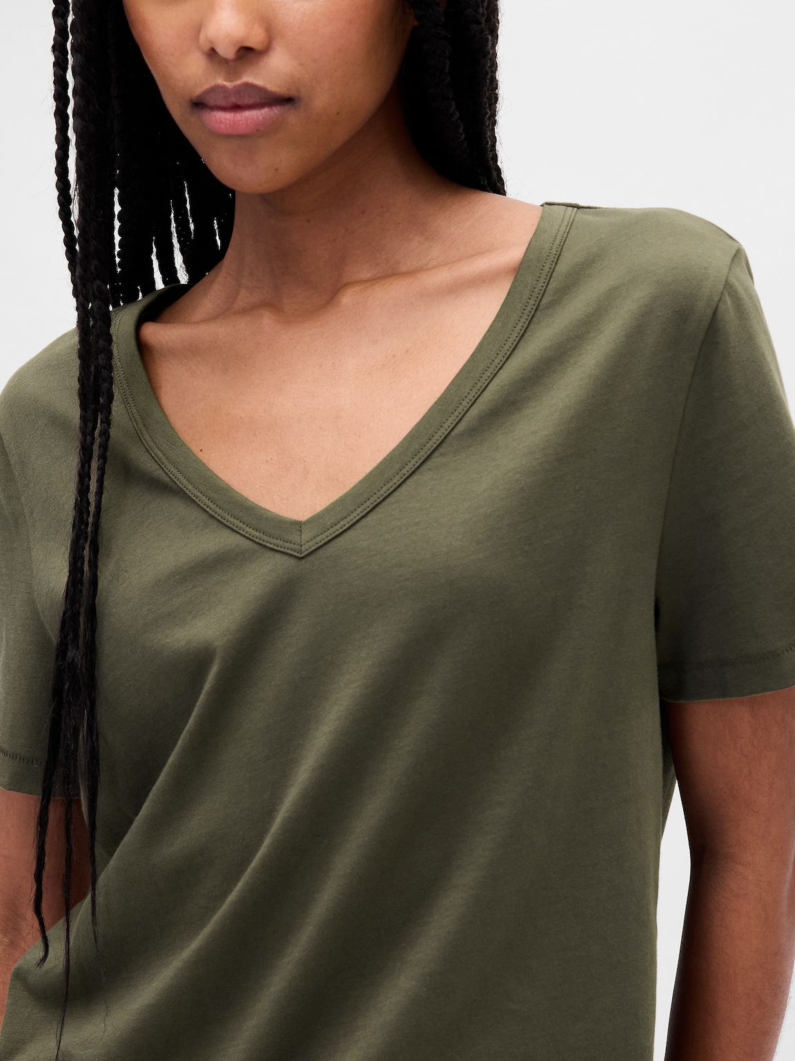 Organic Cotton VintageSoft V-Neck T-Shirt