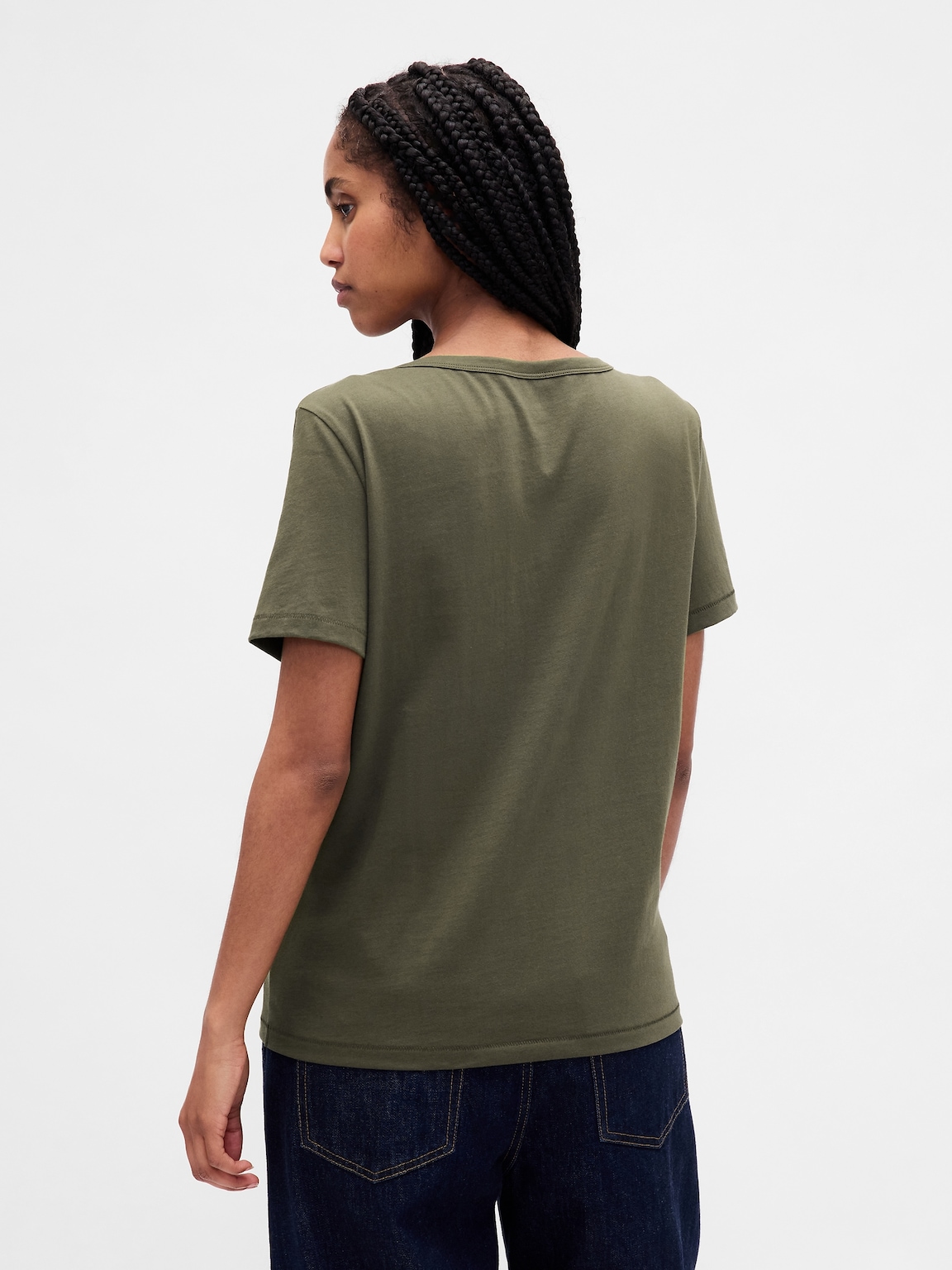 Organic Cotton VintageSoft V-Neck T-Shirt