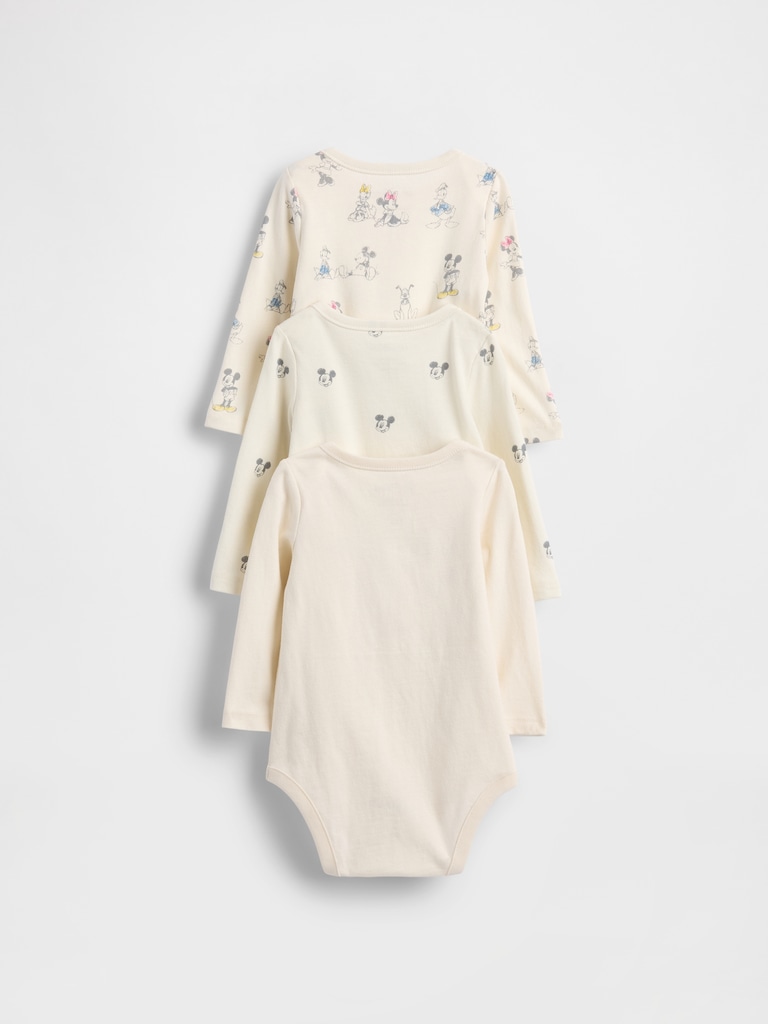 Gap × Disney Baby Organic Cotton Bodysuit (3-Pack)