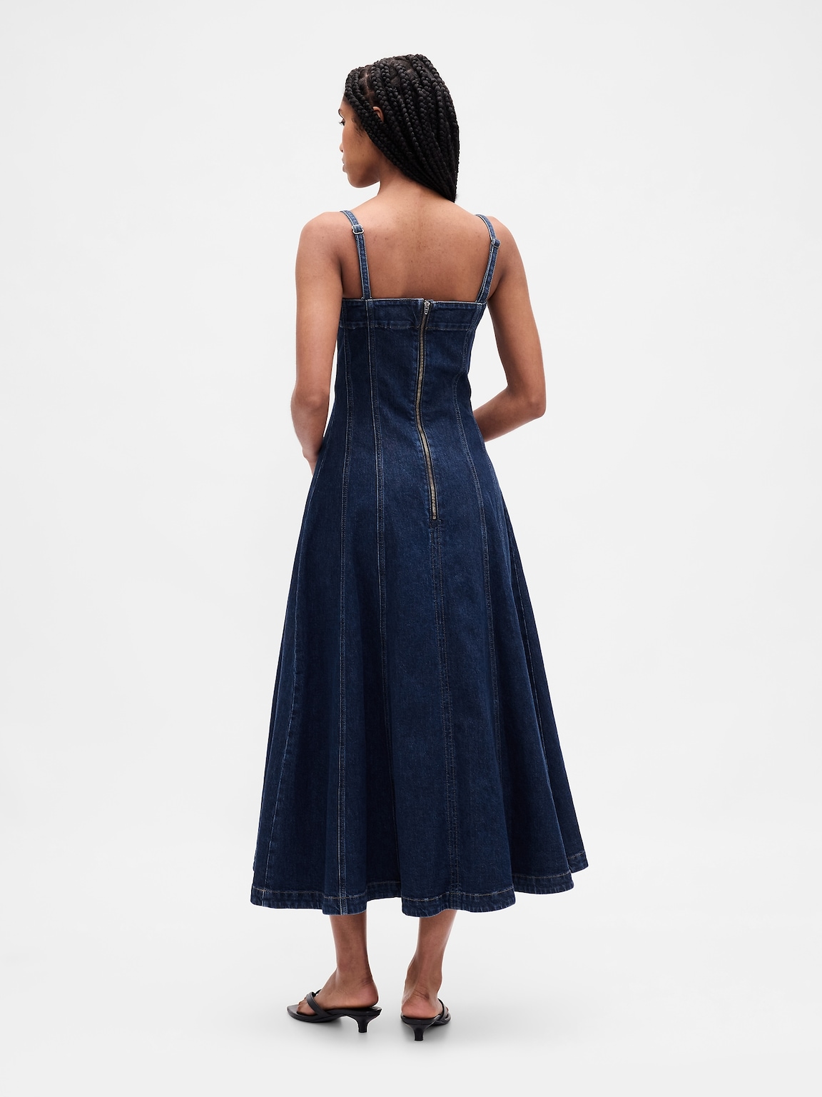 Denim Midi Dress
