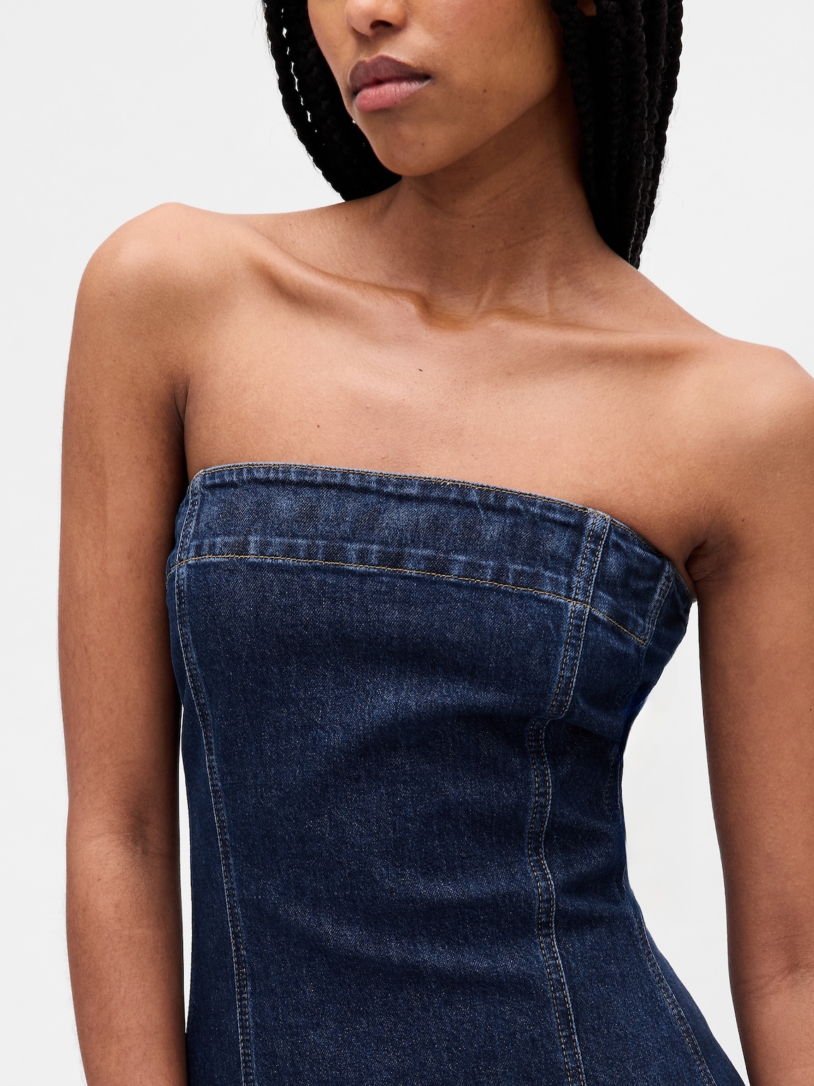Denim Midi Dress