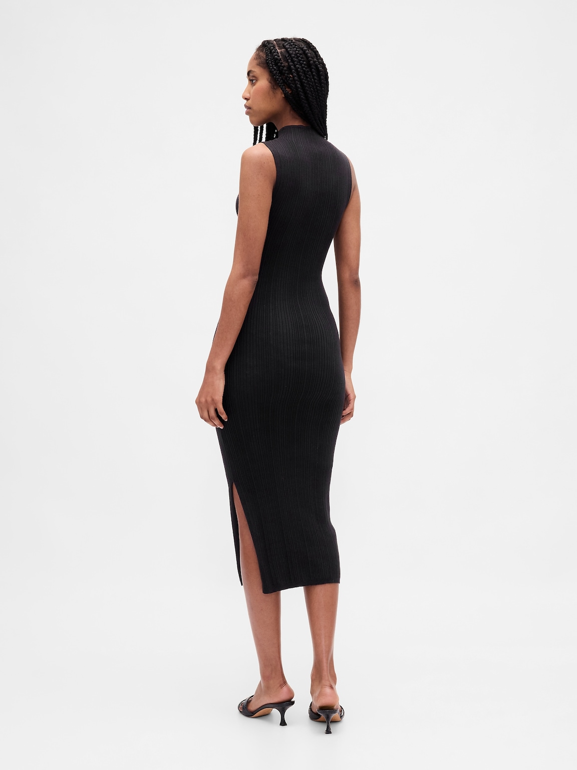 Rib Midi Sweater Dress