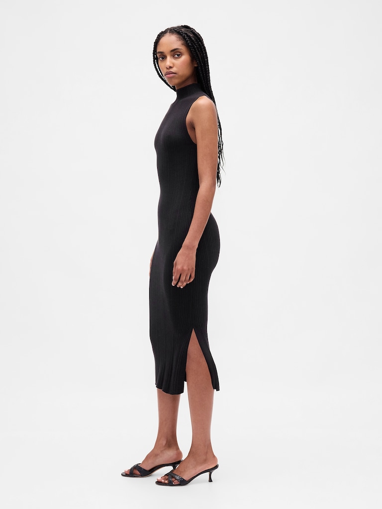 Rib Midi Sweater Dress