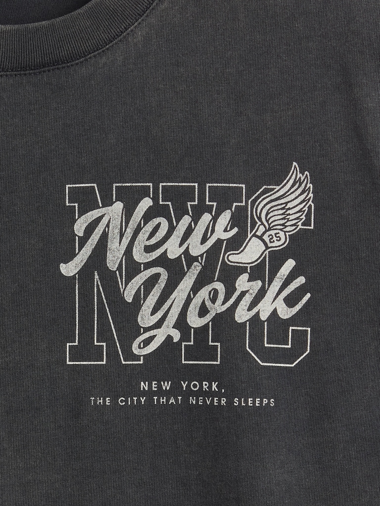 Relaxed NYC Graphic T-Shirt