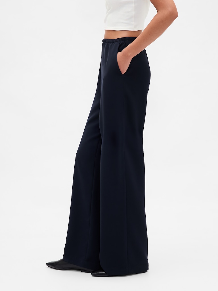 Easy Wide-Leg Pants