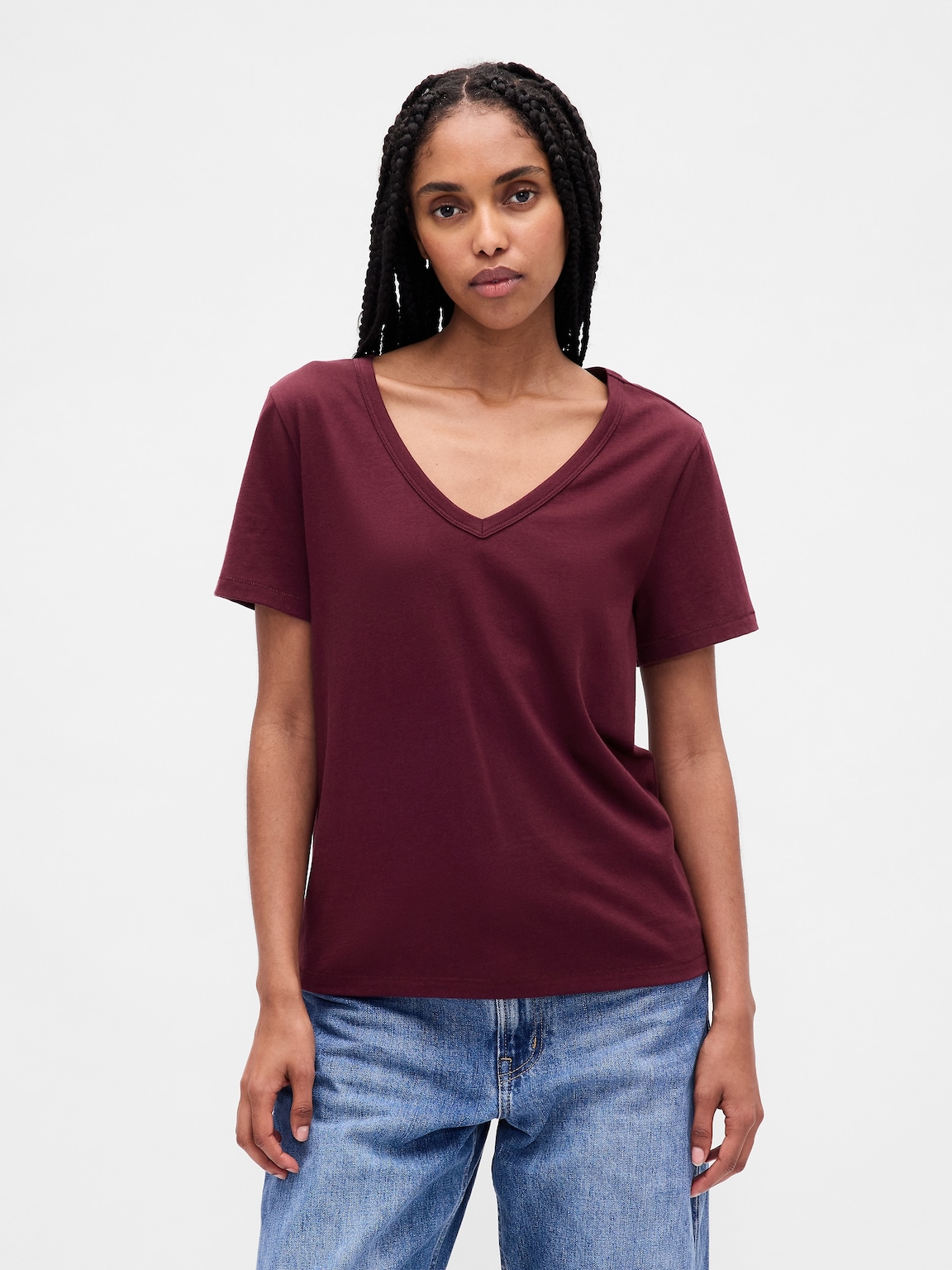 Organic Cotton VintageSoft V-Neck T-Shirt