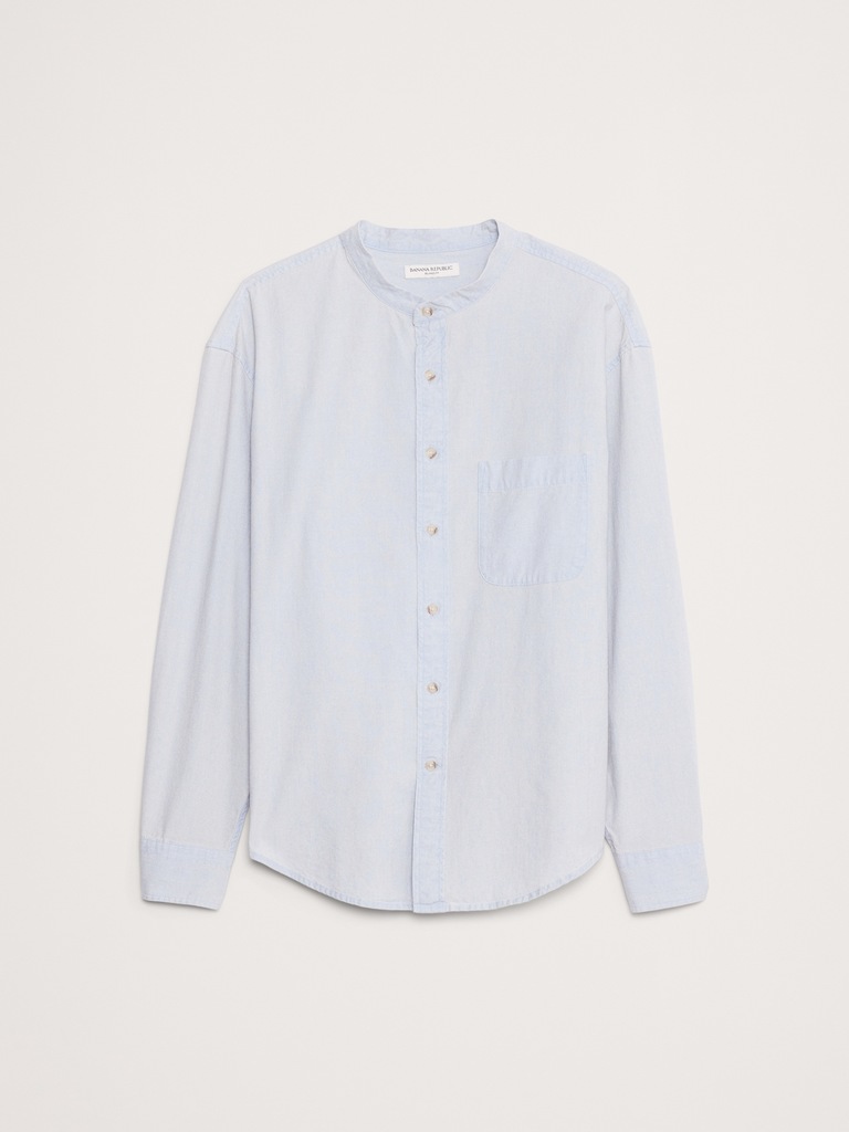 Relaxed-Fit Chambray Shirt