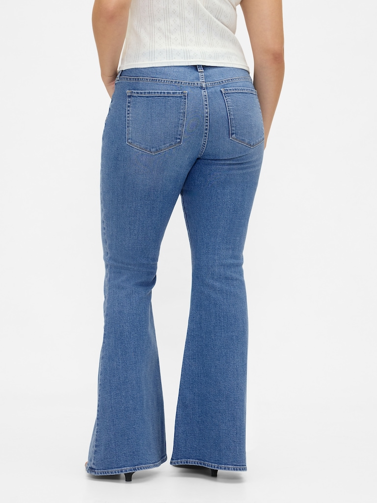 Low Rise Flare Jeans
