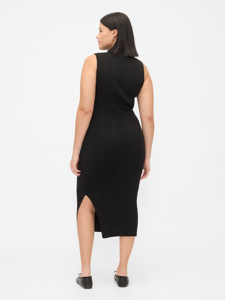 Rib Midi Sweater Dress