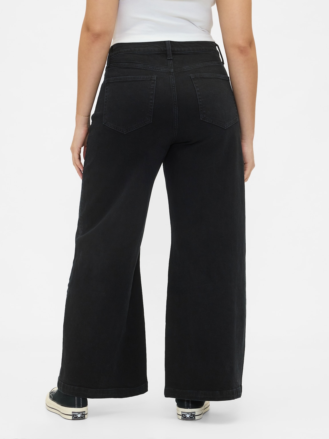 Extra High Rise Stride Wide-Leg Jeans