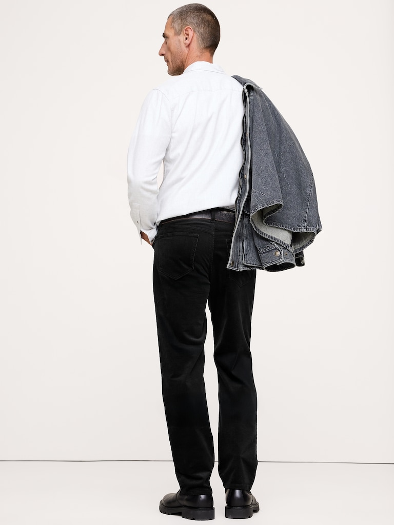 Straight Stretch-Corduroy Traveler Pant