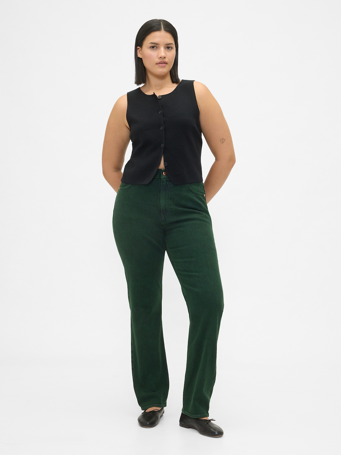 High Rise '90s Slim Straight Jeans