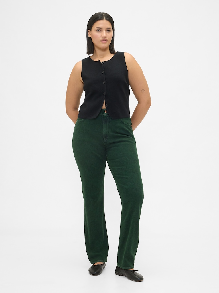 High Rise '90s Slim Straight Jeans
