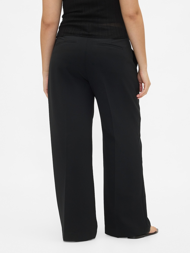 365 Low Rise Pleated Wide-Leg Trousers
