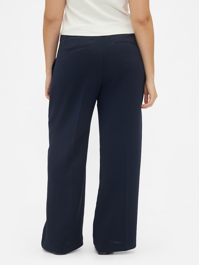365 Low Rise Pleated Wide-Leg Trousers