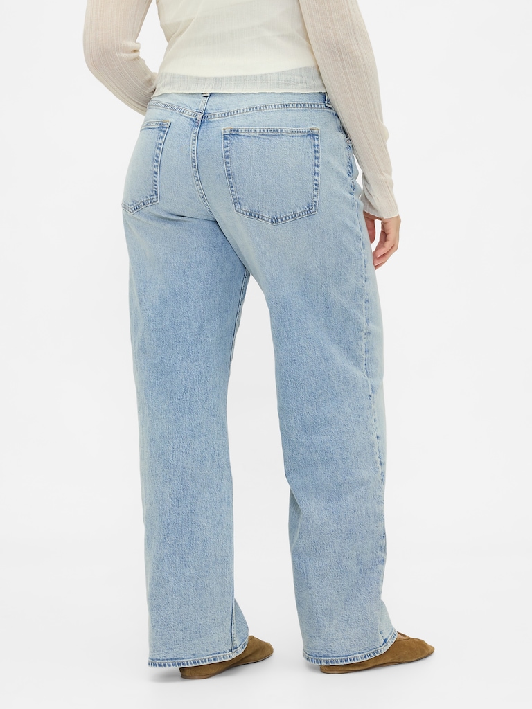 Low Rise '90s Loose Jeans