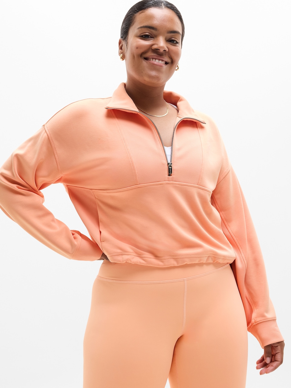 Seasoft Rib 1/4 Zip Popover