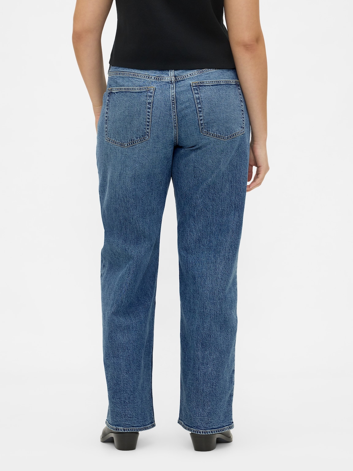 Low Rise '90s Loose Jeans