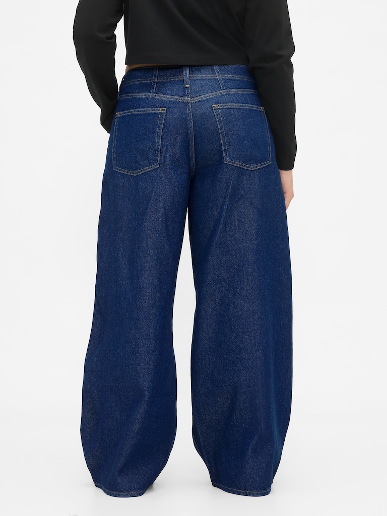 Mid Rise UltraSoft Baggy Jeans