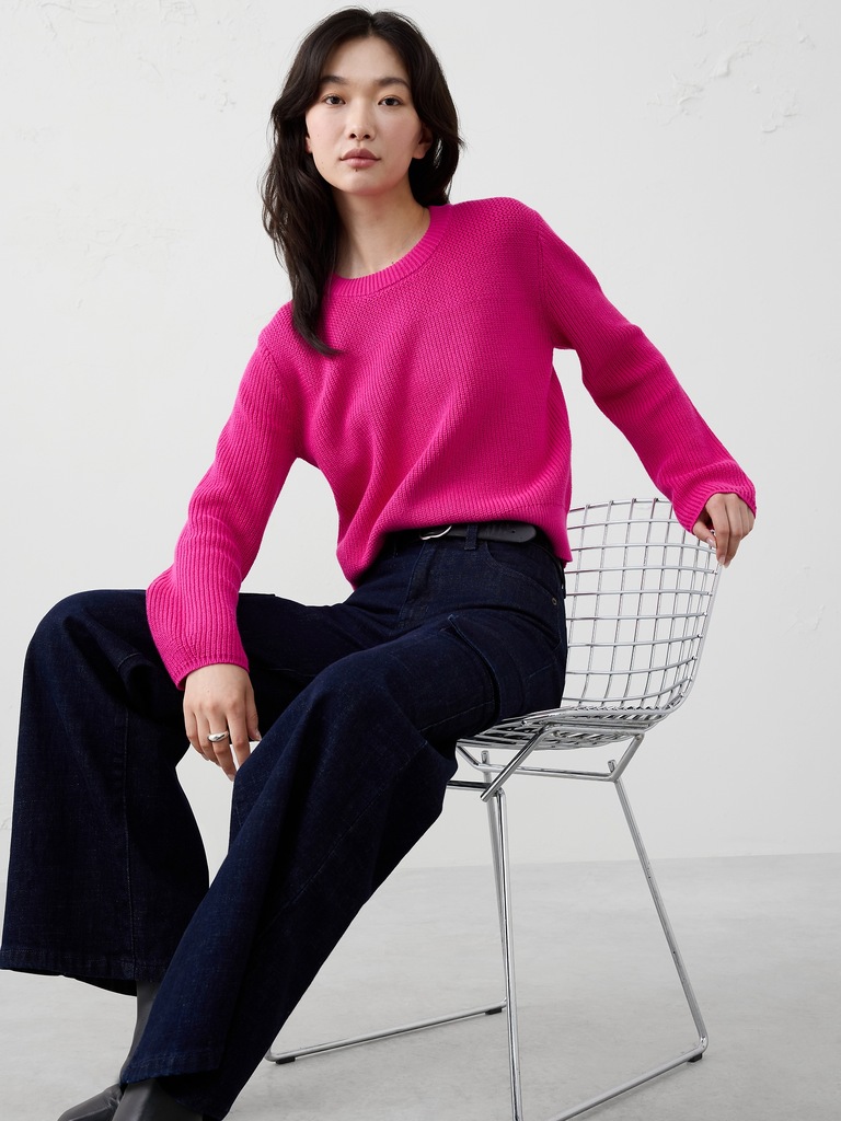 Textured Pullover Sweater