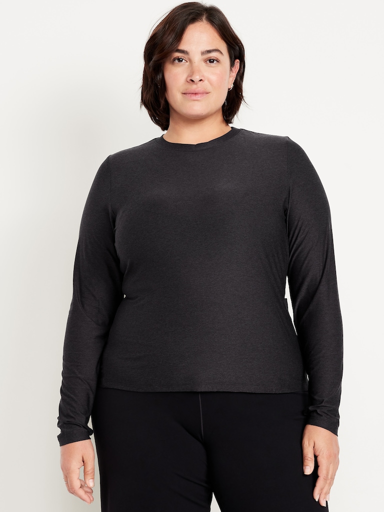CloudMotion Keyhole Wrap Back Top