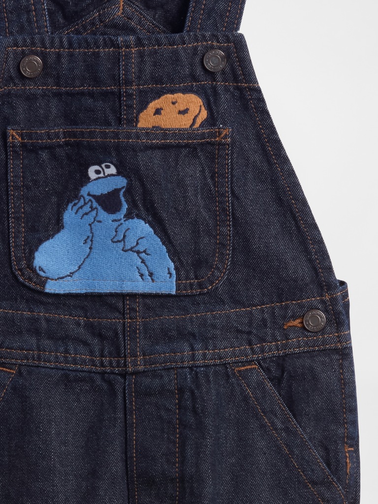 babyGap | Sesame Street Relaxed Denim Overalls