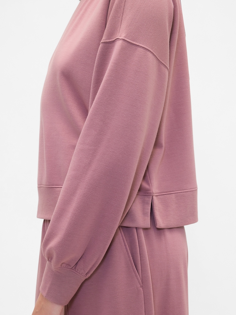CloudLight Balloon Sleeve Crewneck Sweatshirt