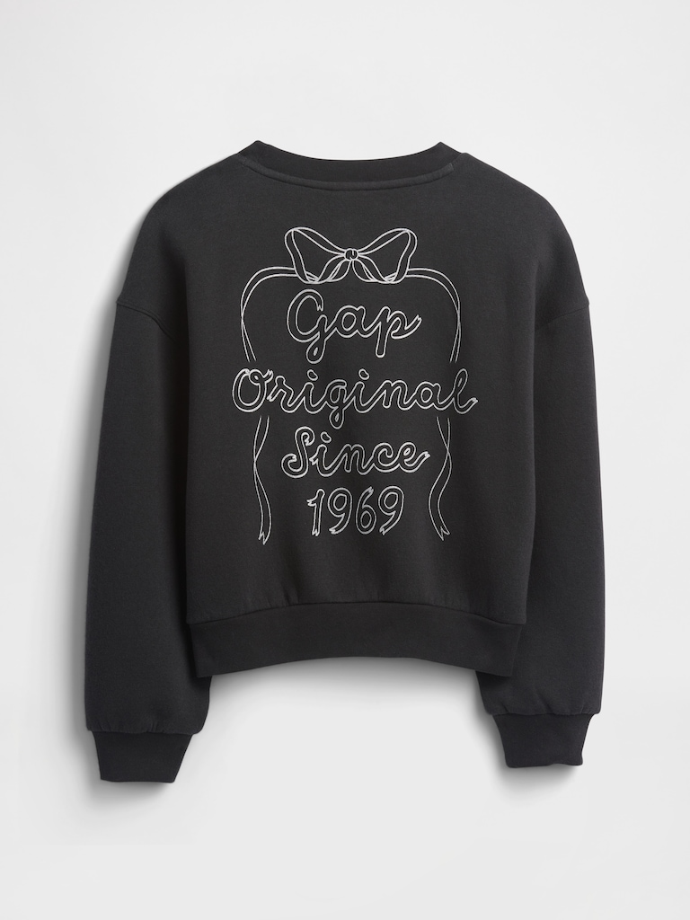 Kids Oversized Gap Graphic Sweatshirt