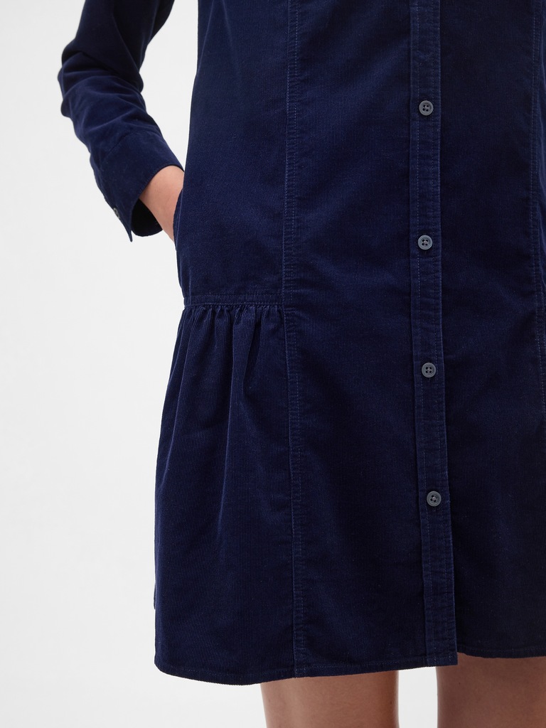 Corduroy Mini Dress
