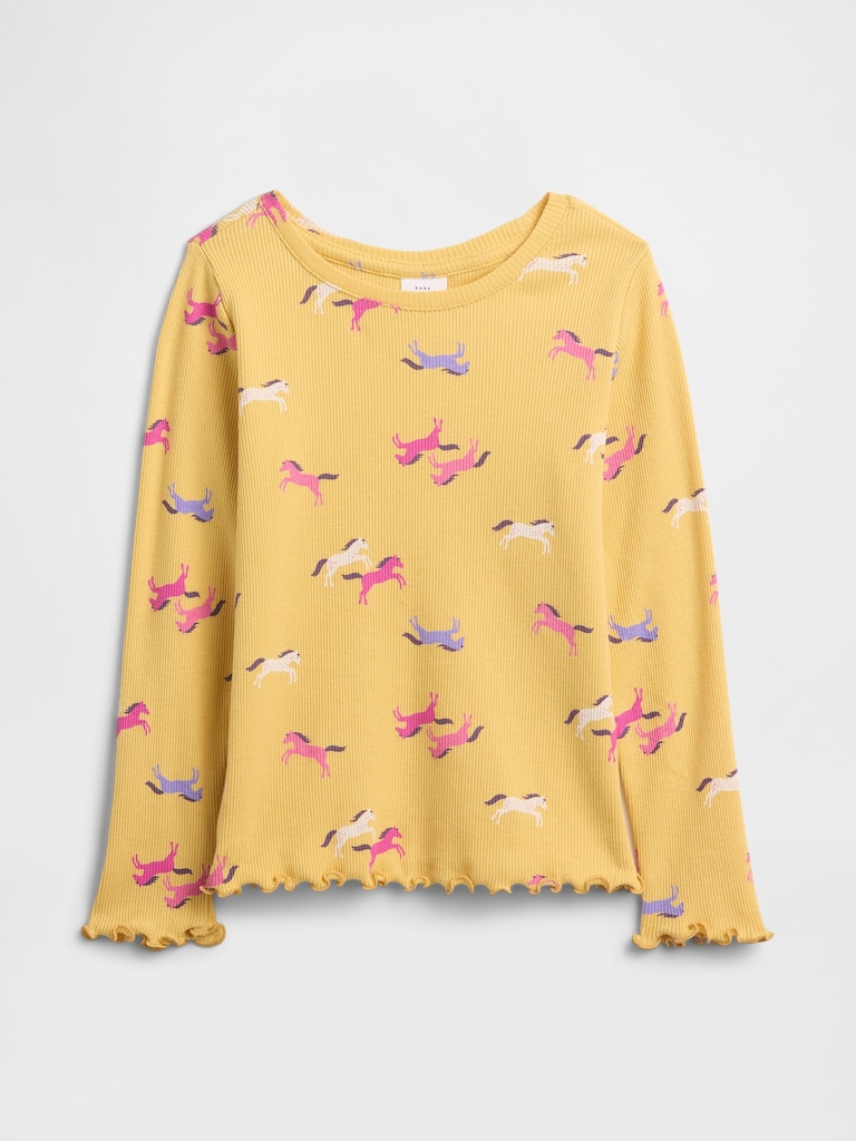 babyGap Ribbed Crewneck T-Shirt